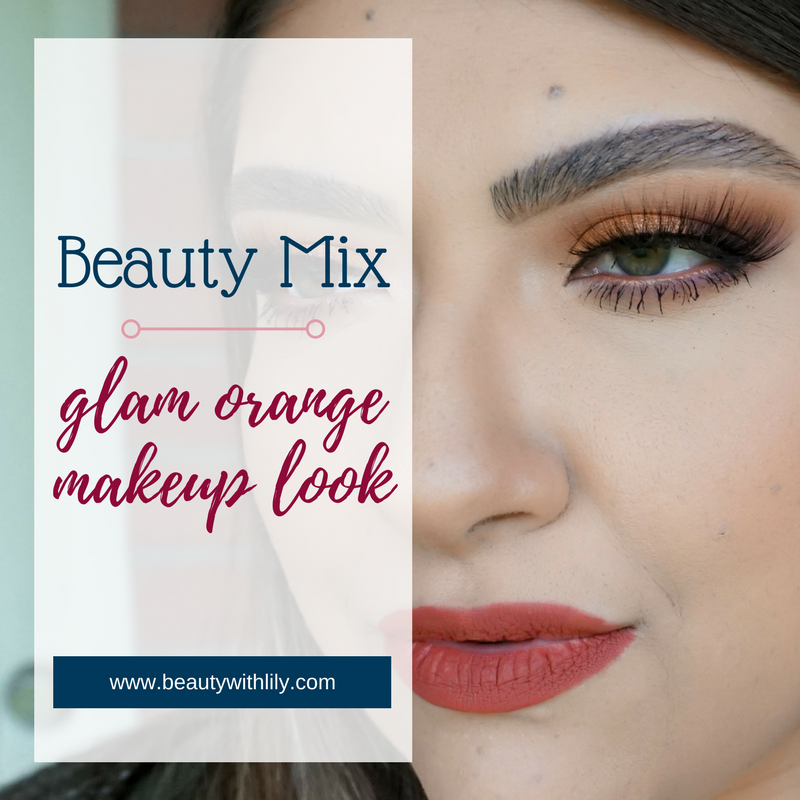 Glam Orange Makeup Look // Beauty With Lily - A West Texas Beauty, Fashion & Lifestyle Blog