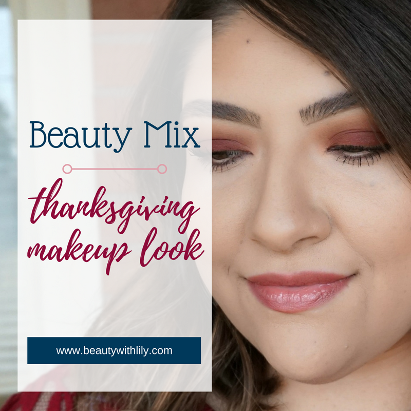 Simple Maroon Makeup Look // Easy Thanksgiving Makeup Look | Beauty With Lily, A West Texas Beauty, Fashion & Lifestyle Blog 