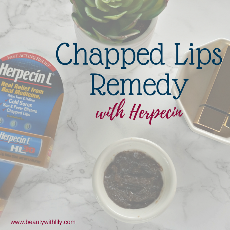 Chapped Lips Remedy With Herpecin + DIY Lip Scrub // Beauty With Lily #ad #Herpecin #PowerPrimer #BeautyJewel 
