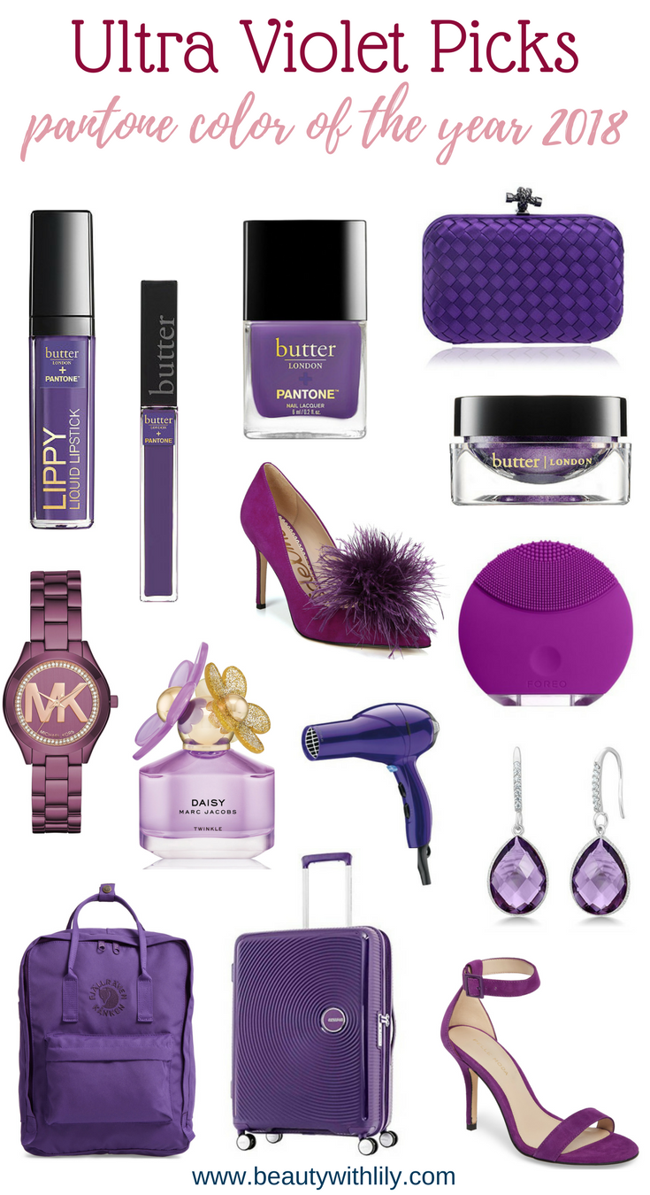 Trend To Try Ultra Violet | Pantone Color of the Year | Color of the Year 2018 | Pantone Ultra Violet | Beauty With Lily #beautywithlily #pantone #ultraviolet
