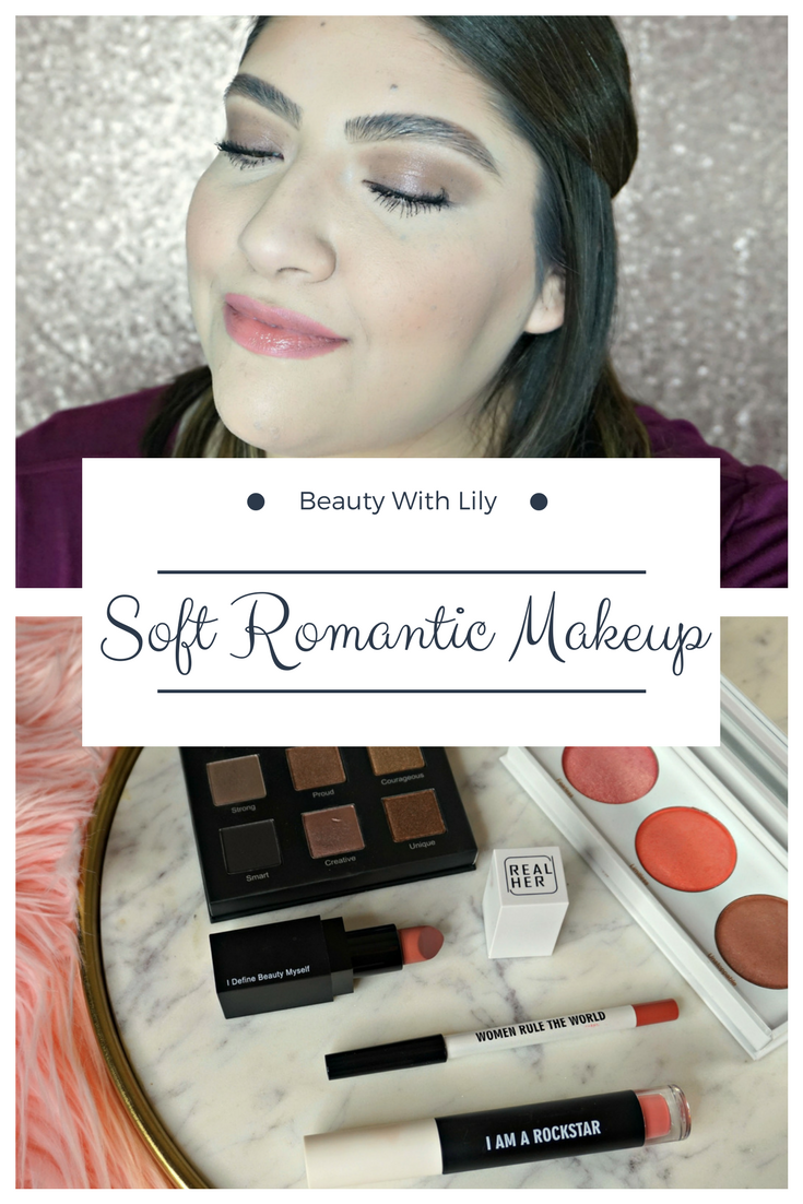 Soft Romantic Makeup Look | Valentine's Day Makeup | Beauty With Lily #beautyblogger #easymakeup #beautywithlily