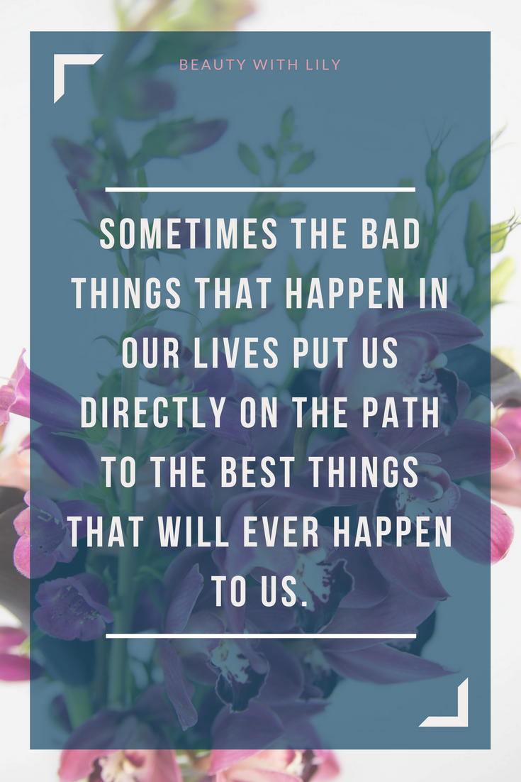 The Not So Good Days // Bad Days Quote | Beauty With Lily #infertility #quote #beautywithlily