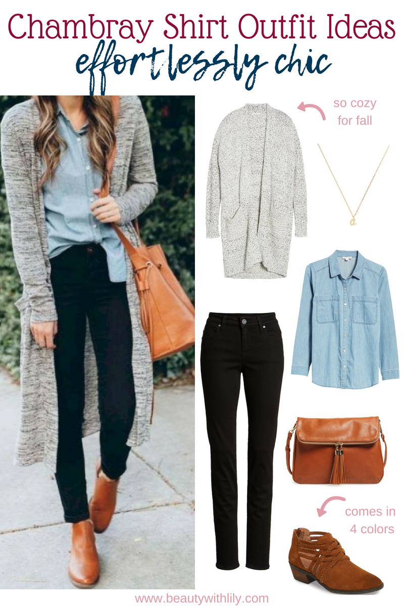 Chambray Shirt Outfit Ideas Beauty With Lily