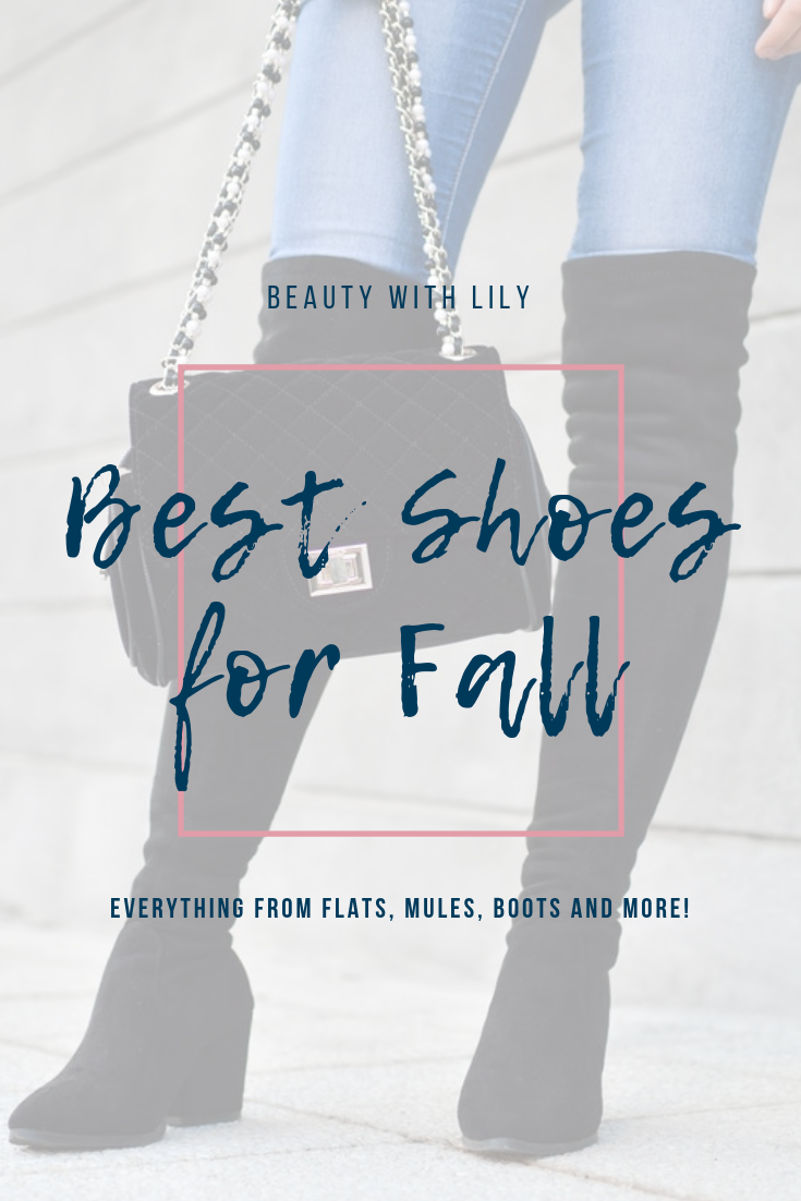 Best Shoes For Fall // Fall Shoes // Fall Booties // Fall Boots // Affordable Shoes for Fall // Fall Fashion // Winter Fashion // Shoe Love | Beauty With Lily