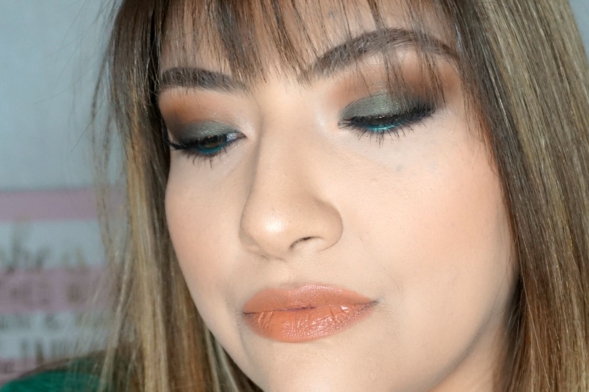 Olive Eye Look // Fall Makeup Look // Nude Lips // Smokey Eye // Easy Makeup | Beauty With Lily 