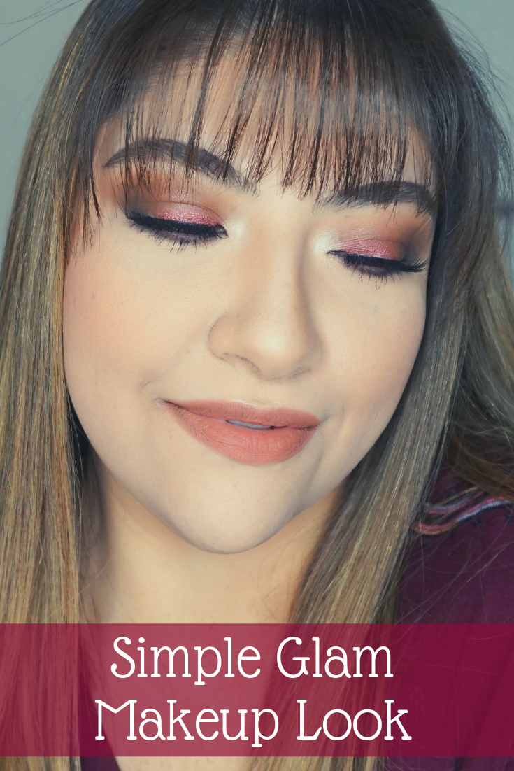 Easy Glam Makeup Look // Simple Glam Makeup // Easy Makeup Look // Thanksgiving Makeup Look // Holiday Makeup // Fall Makeup Look | Beauty With Lily