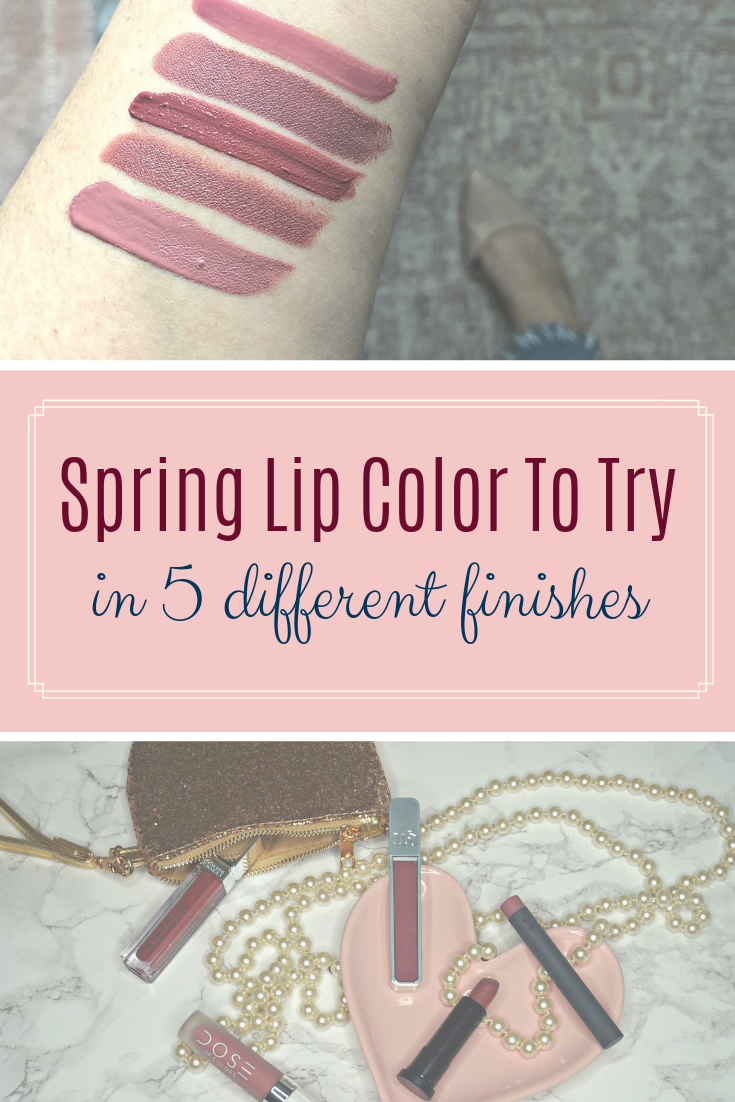 Spring Lip Colors // Mauve Lipstick // Lip Color To Try // Lip Color You Need For Spring // Must Try Lip Color | Beauty With Lily 