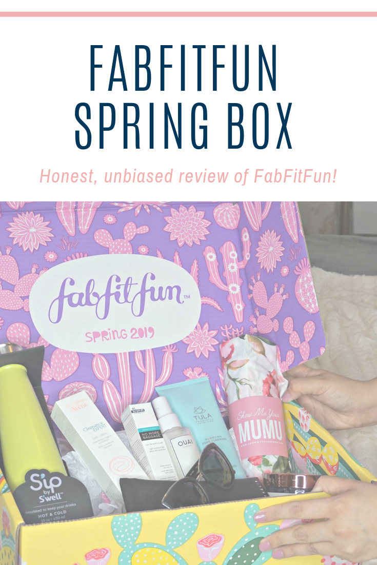 FabFitFun Spring Box 2019 // Honest FabFitFun Review // Subscription Service // Seasonal Subscription Box | Beauty With Lily