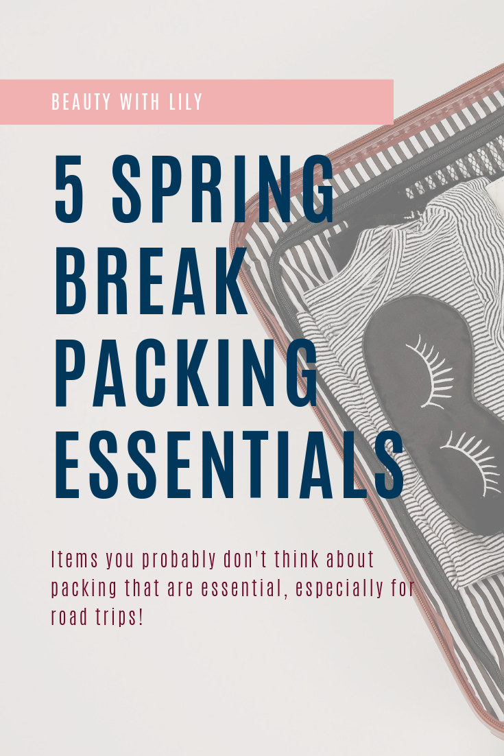 5 Spring Break Packing Essentials // Spring Break Packing List // How To Travel // How To Pack Smart // Traveling Essentials // Summer Packing List // Things You Might Forget To Pack | Beauty With Lily #ad #adidas