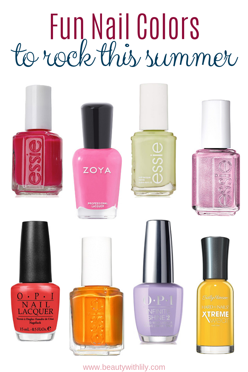 Trending Summer Nail Colors // Nail Polishes for Spring and Summer | Beauty With Lily 