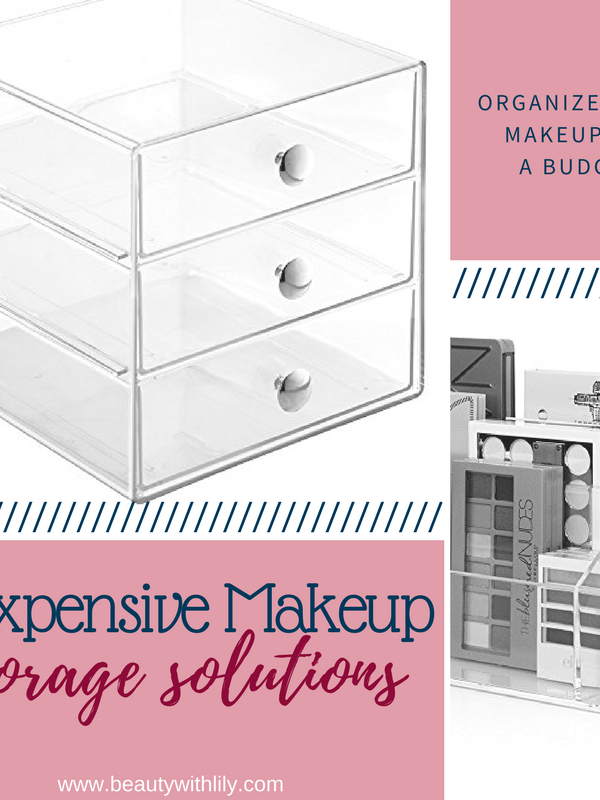 Inexpensive Makeup Storage Solutions // Makeup Storage | Beauty With Lily