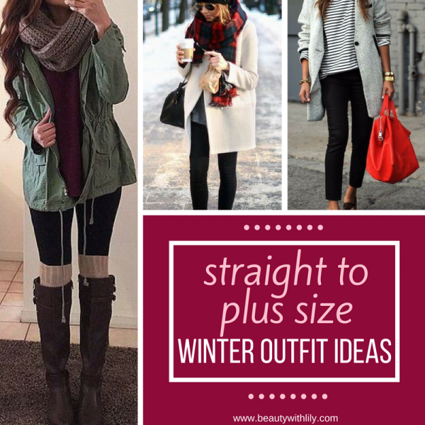 plus size outfit ideas for winter