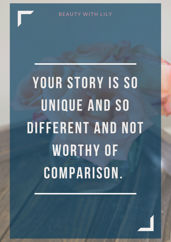The Not So Good Days // Comparison Quote | Beauty With Lily #infertility #quote #beautywithlily