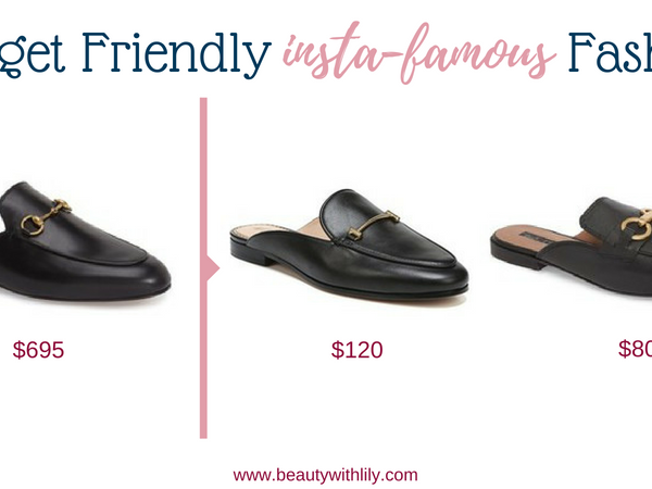 Budget Friendly Insta-Famous Fashion Pieces // High-End Dupes // High-End Knockoffs // Fashion Dupes // Affordable Black Mules | Beauty With Lily