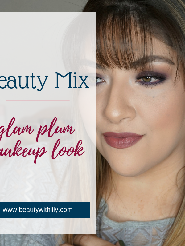 Plum Makeup Look // Glam Makeup Look // Plum Eye Look // Purple Eye Makeup // Plum Lipstick // Mauve Makeup // Fall Makeup Look // Winter Makeup Look | Beauty With Lily