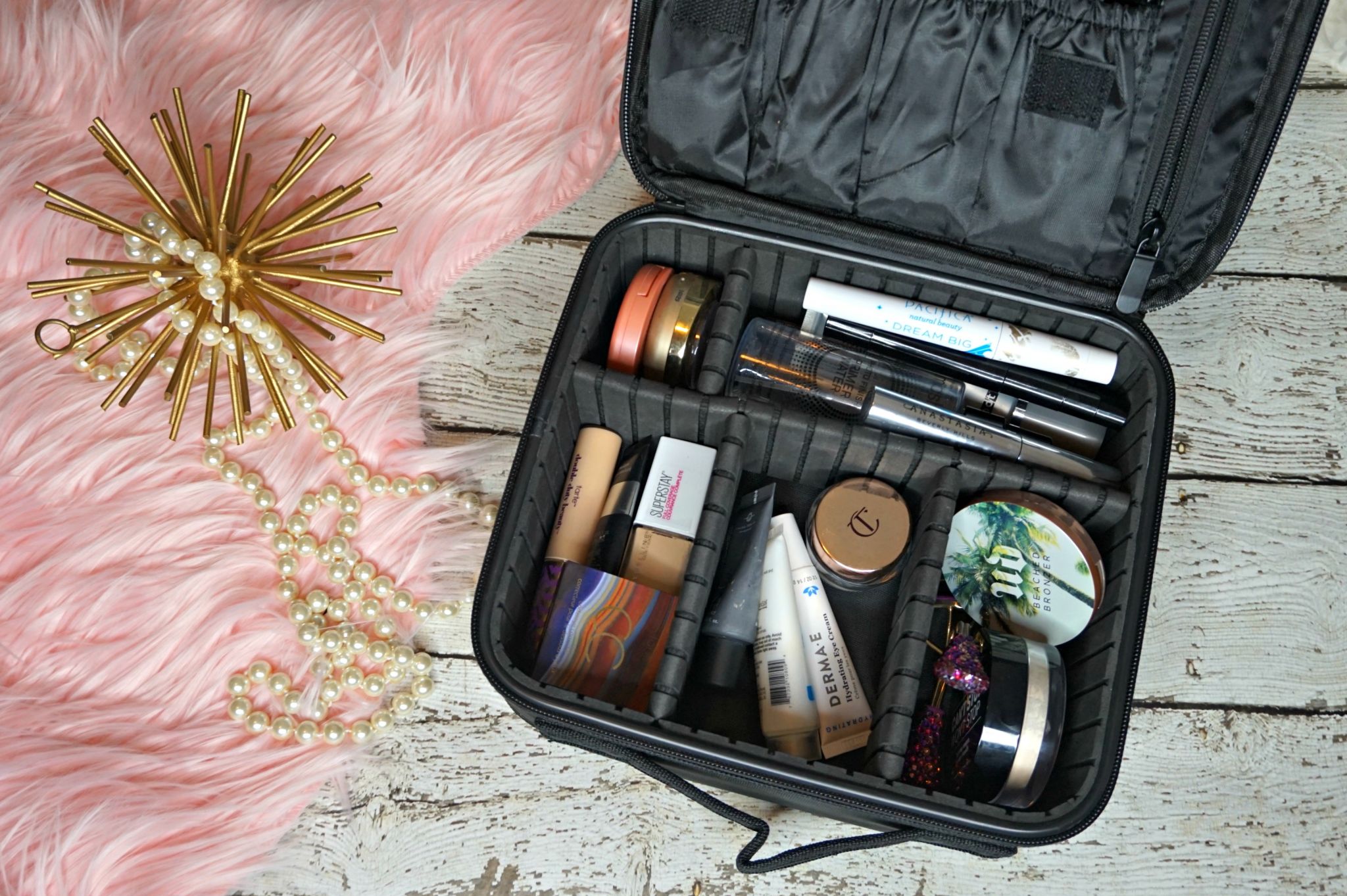 classic travel makeup bag