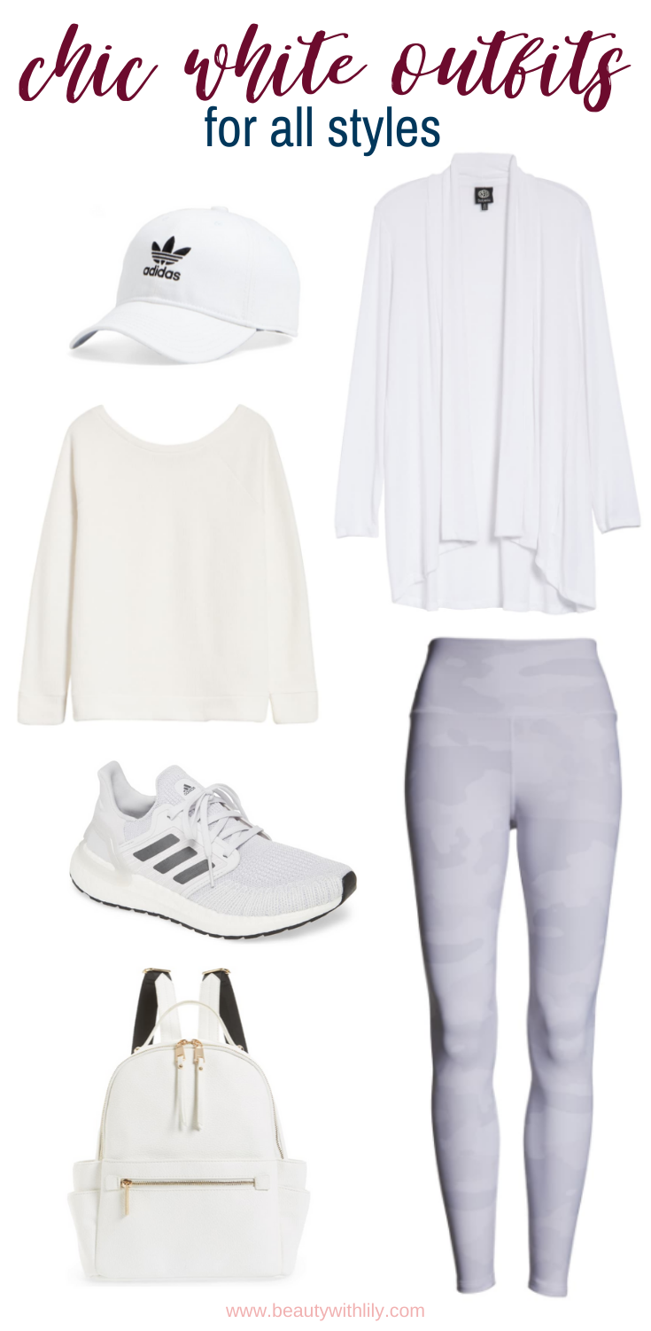 Chic White Outfit Ideas - Beauty With Lily