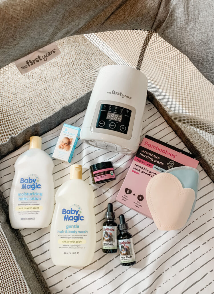 Being a new mom is hard work, make it easier on yourself (or other mommas) with these must have mom & baby products. // Must Have Mom & Baby Products // New Mom // Motherhood Tips // Newborn Essentials | Beauty With Lily | #ad #MomBabyWinterBBxx #Bamboobies #bamboobiespartner #thefirstyears #lovewithbabymagic #wishgardenherbs #triplepaste #newmom